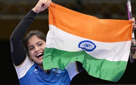 Manu Bhaker Wins Bronze in Women's 10m Air Pistol Event at Paris Olympics 2024