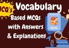 MCQs on Vocabulary Words from the Editorial